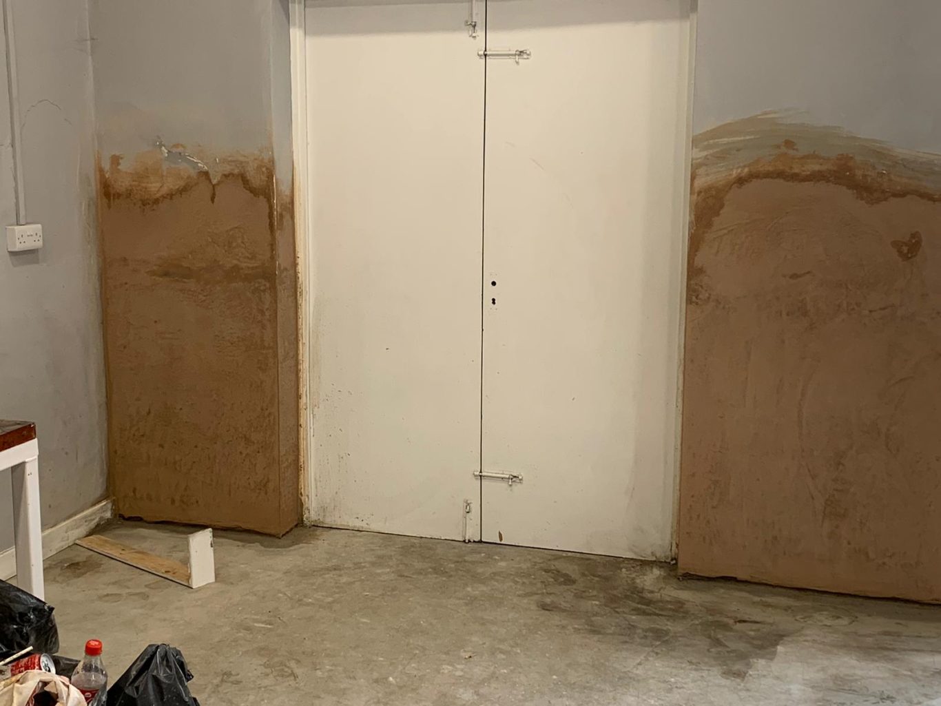 Damp Proofing Damp proofing done in a warehouse in Stoke.
