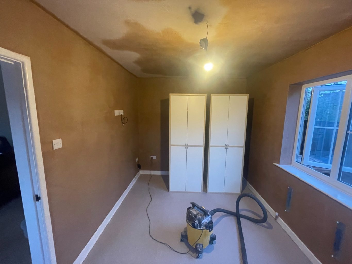 Room plastered in Alsager